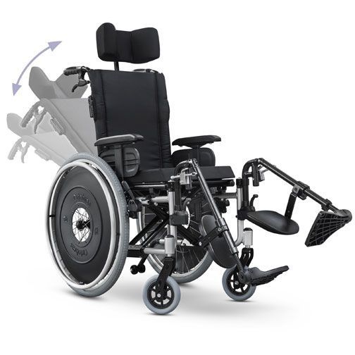Cadeira de Rodas Alumínio AVD Reclinável Ortobras
