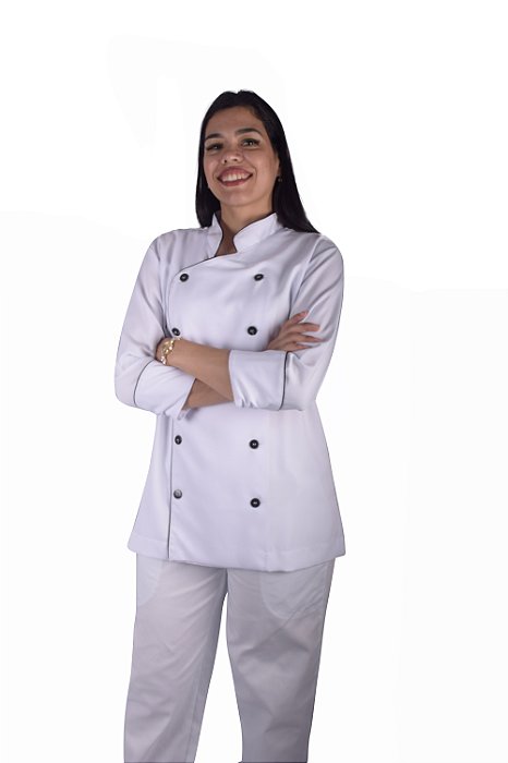 Dolma Unissex Manga 3/4 em Gabardine