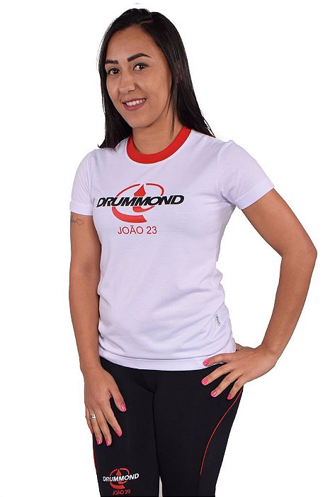 JVT002 - Camiseta Baby Look Feminina - Meia Malha