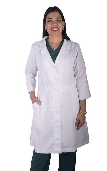 Avental Feminino Bio Saúde em Gabardine