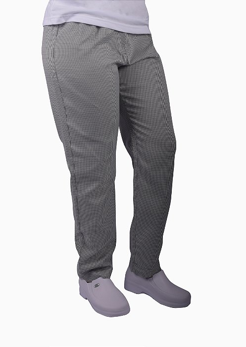 Calça Unissex Xadrez C/Elástico na Cintura