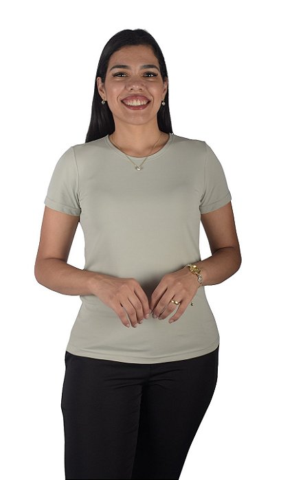 Camiseta Feminina Manga Curta em Poliamida - Squash