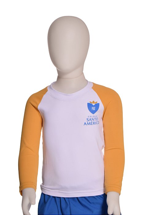 Colégio Santo Américo - Camiseta Manga Longa Poliamida Mini Maternal  - CSA023