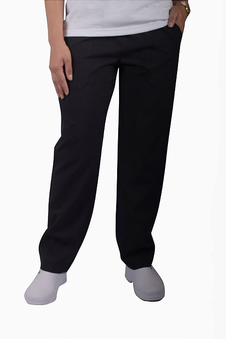 Calça Unissex c/ Elástico em Oxford