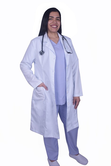 Avental Feminino M/Longa - Gabardine