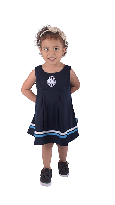 RED033 - Educação Infantil - Conj. Vestido e Shorts