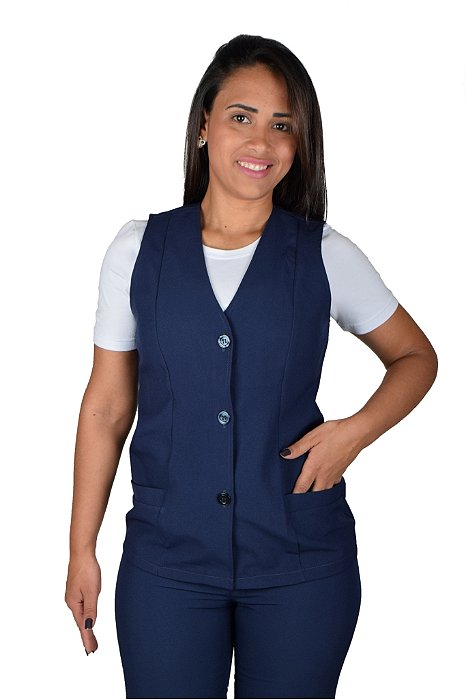 Colete Feminino Social Oxford