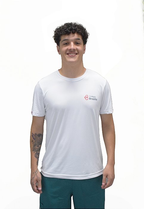 (C) BRA071 - Ed Infantil/ Fundamental - Camiseta Unissex Manga Curta Poliamida