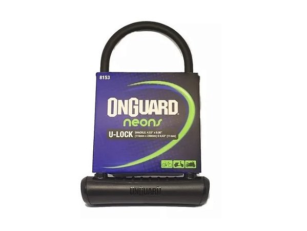 Cadeado Onguard U-lock 115x230x11mm Neons 8153