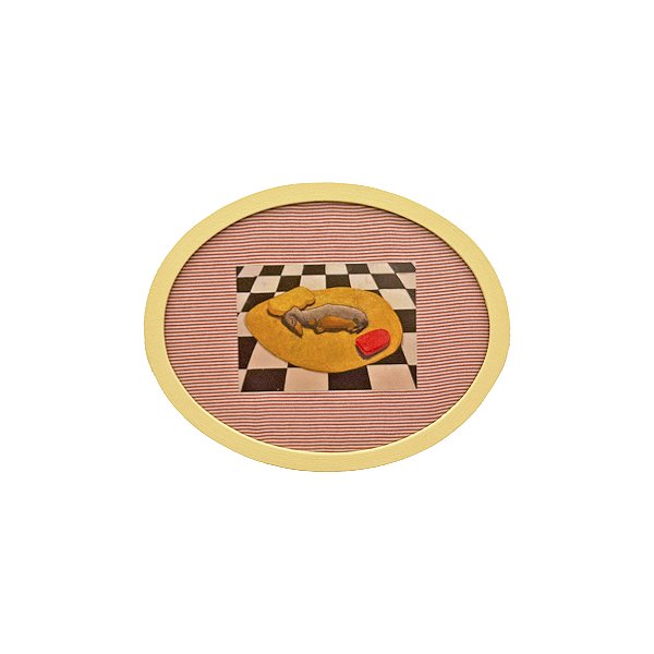 QUADRO "SÓ O PÓ" - OVAL