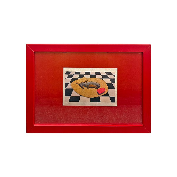 QUADRO "SÓ O PÓ" - RETANGULAR