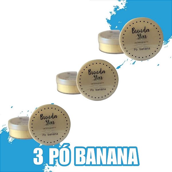 Kit Com 03 Pó Banana Vegan Beauty - Brenda Star