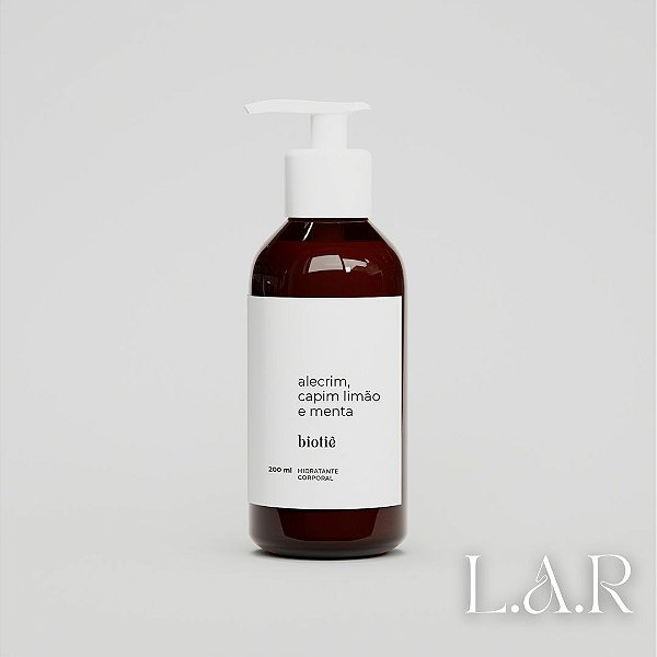 Hidratante Corporal Natural Alecrim, Capim-limão e Menta _ Biotiê