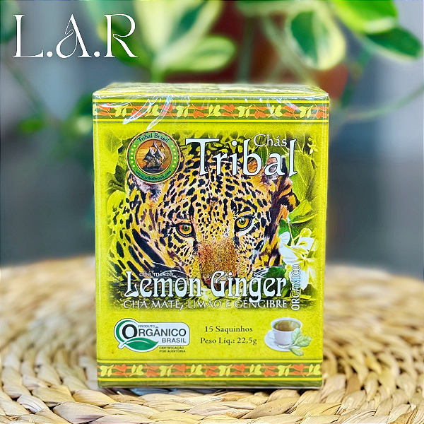 Chá Orgânico Lemon Ginger - Tribal Brasil