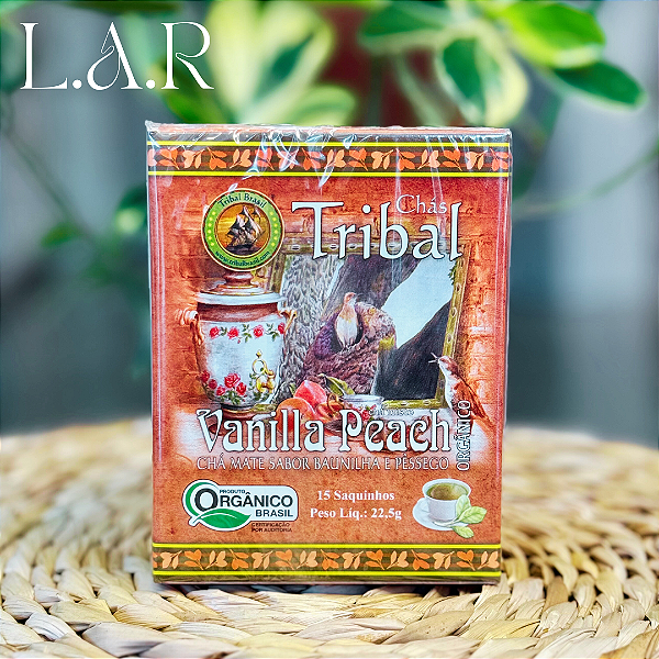 Chá Orgânico Vanilla Peach - Tribal Brasil