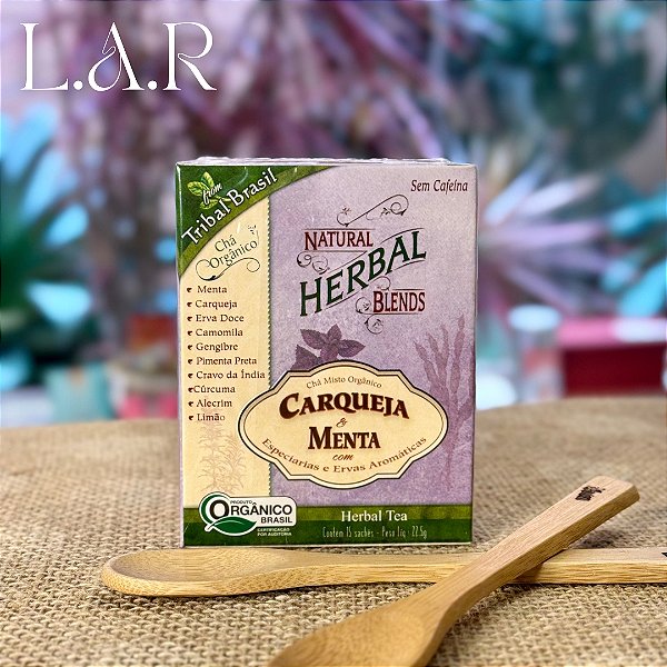 Chá Funcional Orgânico Carqueja e Menta - Digestivo e Detox - Tribal Brasil