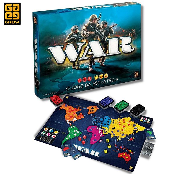 Jogo War Edição Especial Grow (Jogo em Português) – BEM VINDO