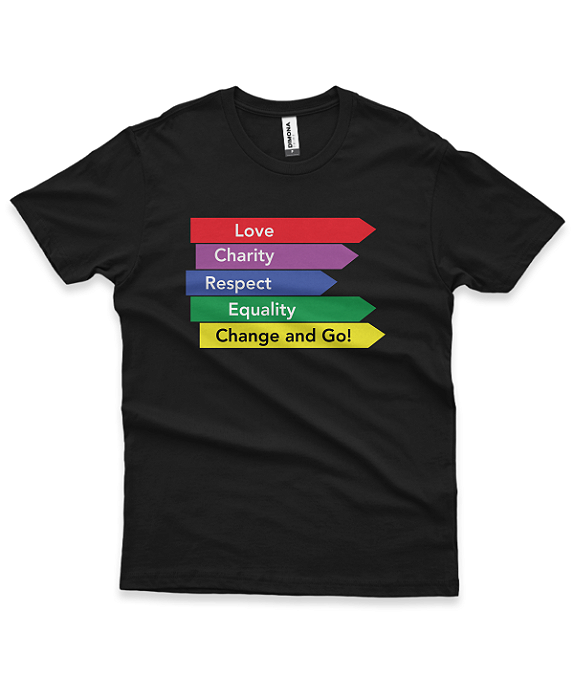 Ágape Carita®️ Chang and Go ::: Camiseta Exclusiva ::: Preta