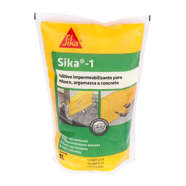 ADITIVO IMPERMEABILIZANTE SIKA 1 1L - SIKA
