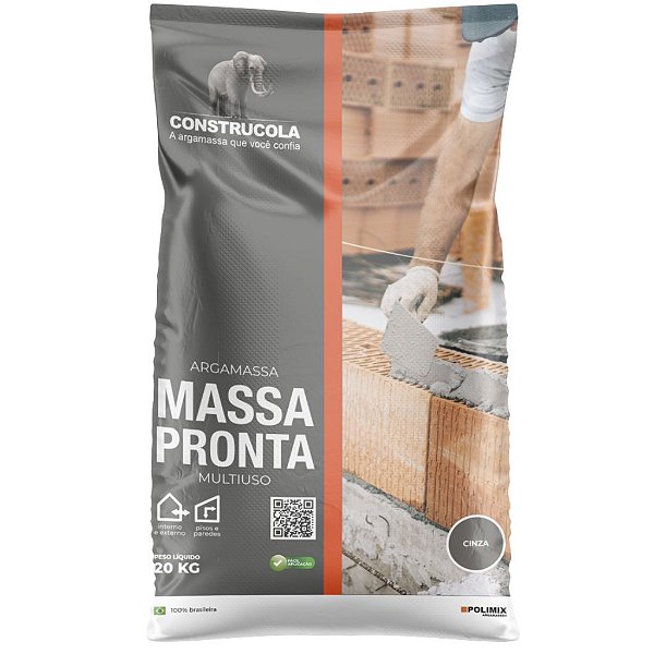 Massa Pronta Multiusos 20kg - Construcola