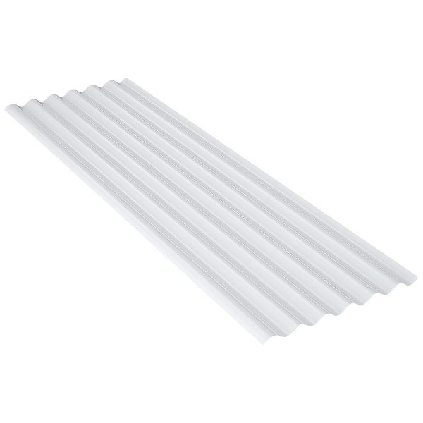 TELHA DE PVC LEITOSA 2,44 x 1,10m -FORTLEV