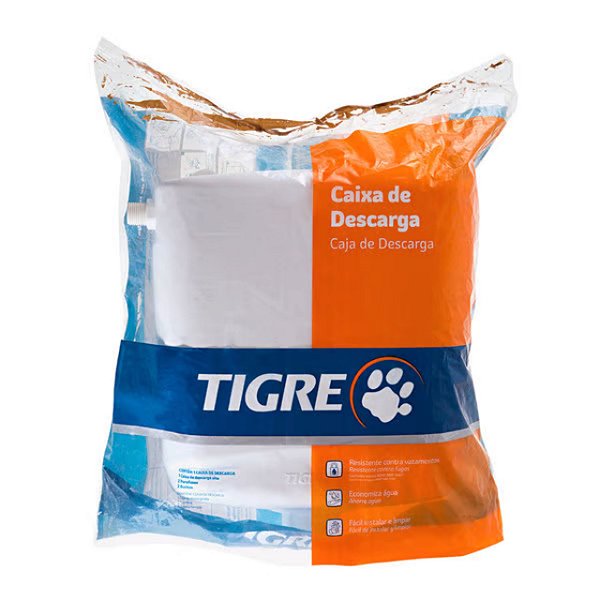 CAIXA DE DESCARGA 9L BRANCA - TIGRE