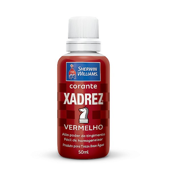 CORANTE LÍQUIDO XADREZ VERMELHO