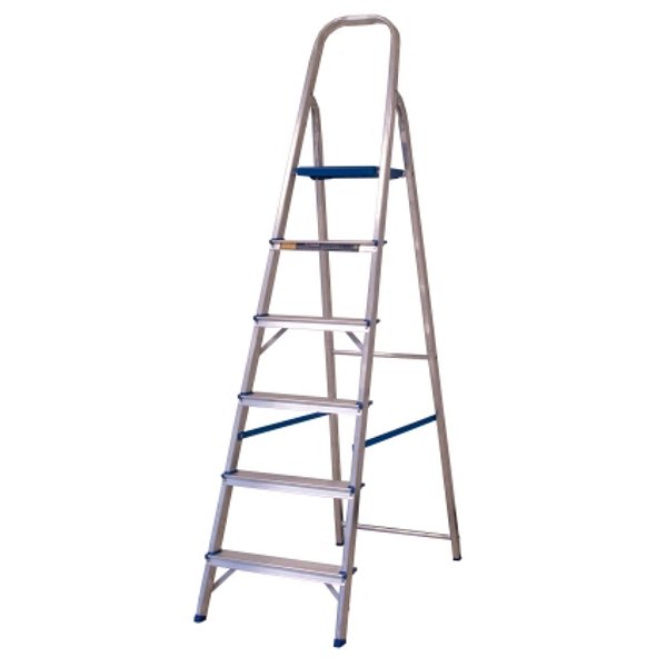 ESCADA ALUMINIO 6 DEGRAUS - ALUMASA