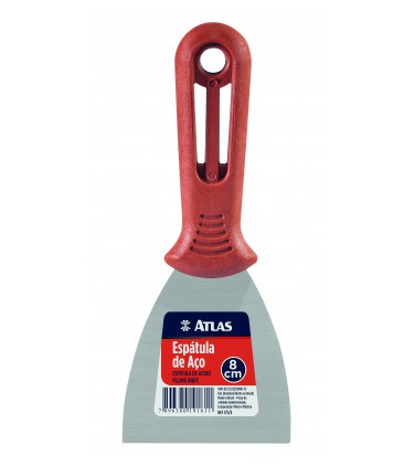 ESPATULA CABO PLASTICO AÇO - ATLAS - 08cm
