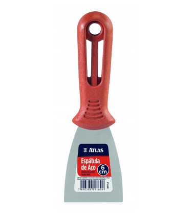 ESPATULA CABO PLASTICO AÇO - ATLAS - 06cm
