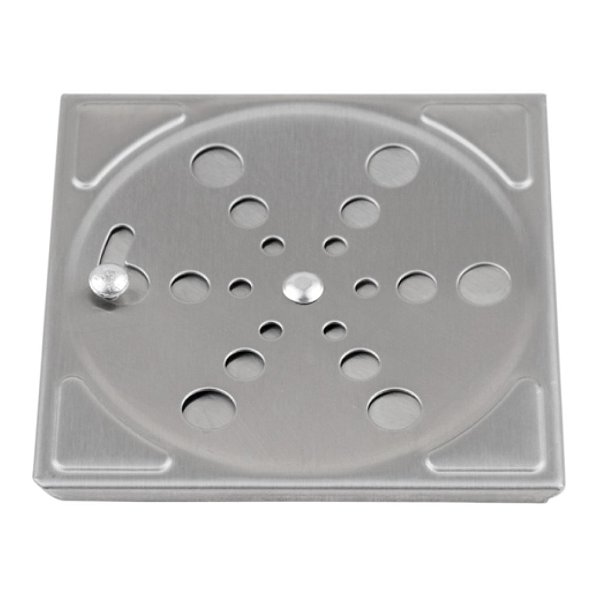 GRELHA 15X15 ACO INOX COM CAIXILHO 18115 - LEAO METAIS