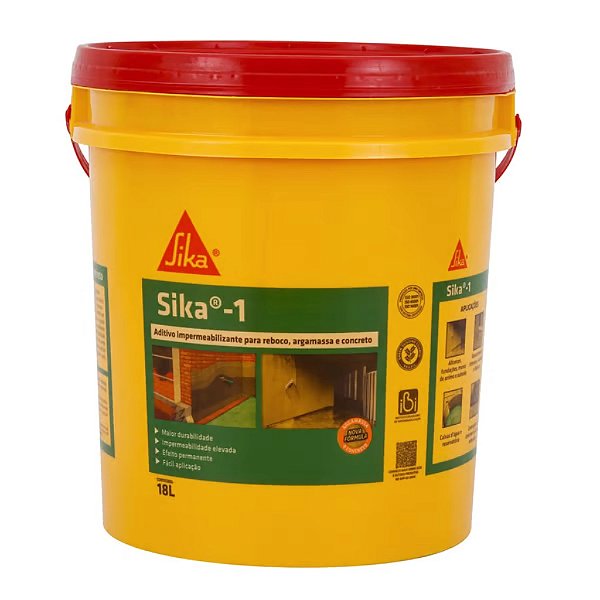 ADITIVO IMPERMEABILIZANTE SIKA 1 (18L) - SIKA