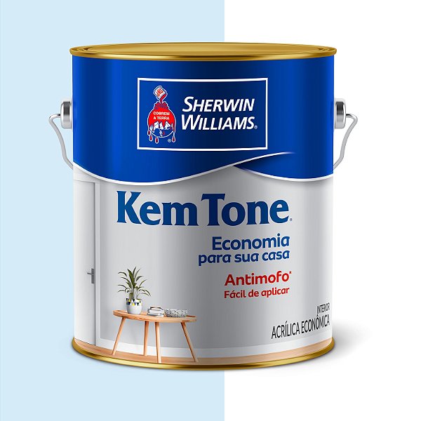 TINTA KEMTONE AZUL HORTENSIA 3,600L - SHERWIN-WILLIAMS