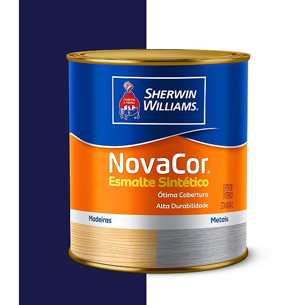 TINTA ESMALTE AZUL DELREY 900ml NOVACOR ALTO BRILHO  - SHERWIN WILLIAMS