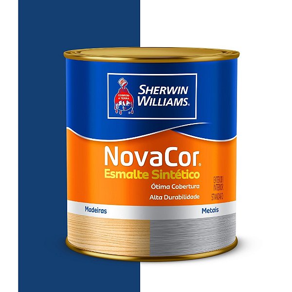 TINTA ESMALTE AZUL FRANÇA 3,600ml NOVACOR ALTO BRILHO  - SHERWIN WILLIAMS