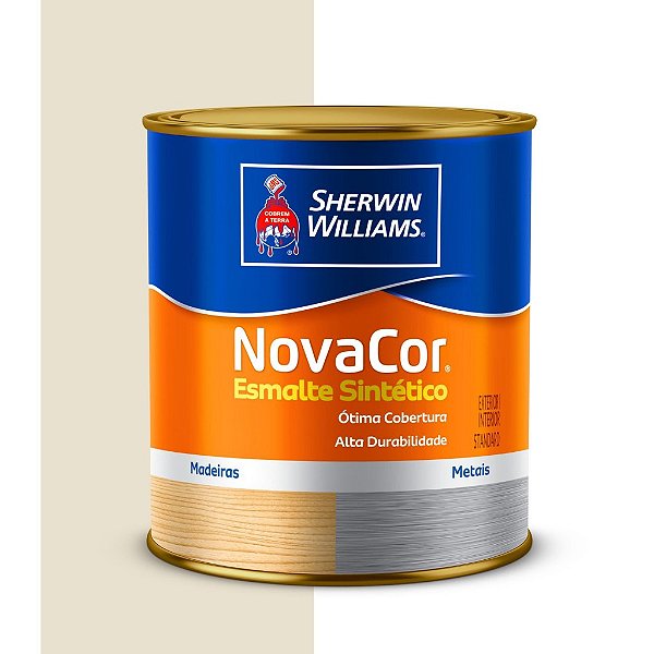 TINTA ESMALTE BRANCO GELO 3,600ml NOVACOR ALTO BRILHO  - SHERWIN WILLIAMS