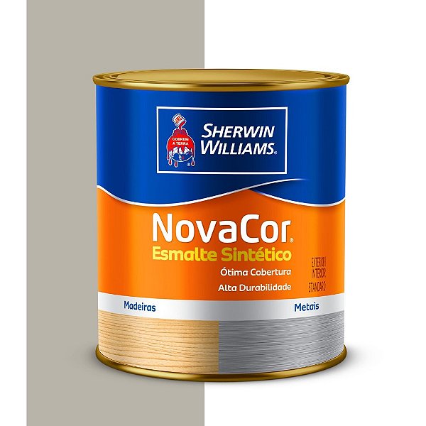 TINTA ESMALTE PLATINA 3,600ml NOVACOR ALTO BRILHO  - SHERWIN WILLIAMS