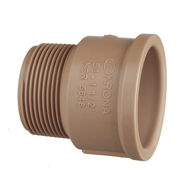 Adaptador 40mm x 1.1/4" Soldável Curto PVC - Krona