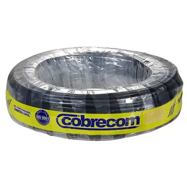 CABO FLEXÍVEL 10mm² 750V PRETO 100M - Cobrecom