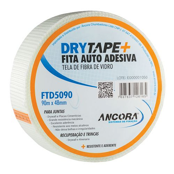 FITA TELADA FIBRA DE VIDRO 48mmX90m - ANCORA