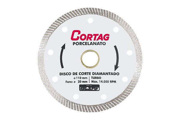 Disco  Porcelanato Turbo - Cortag