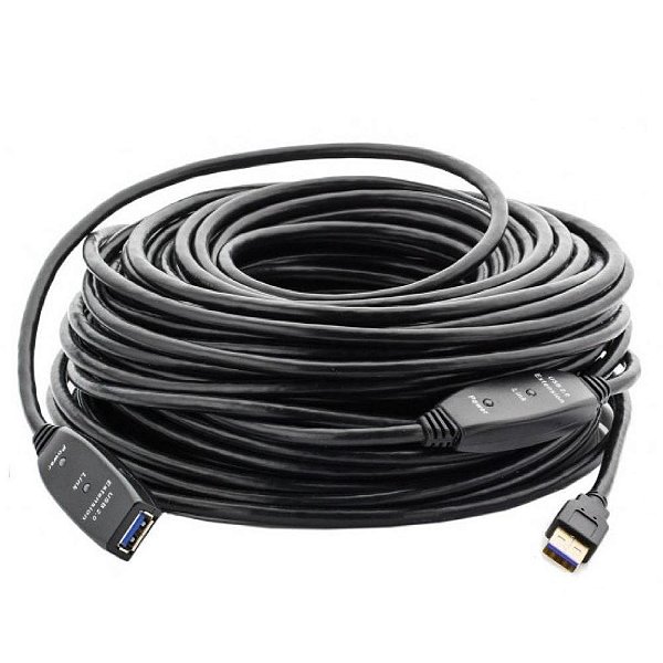 Cabo Extensor Tomate USB 2.0, 5Mts, Ativo ,Com Repetidor E Alimentação