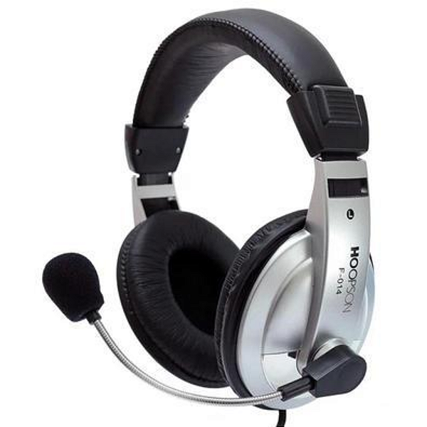 Fone de Ouvido Headset Hoopson F-014 c/ Microfone