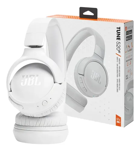 JBL, Fone de Ouvido On ear, Tune 520BT - Branco