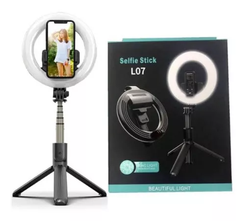 Ring Light Selfie Stick L07 360º Wireless
