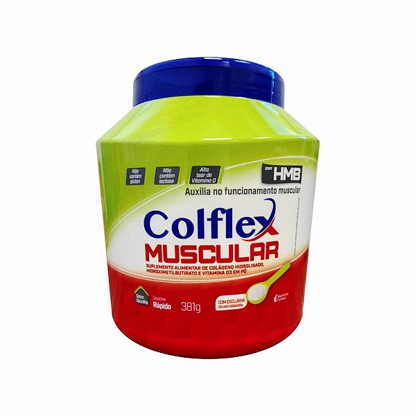 Suplemento Em Pó Colflex Muscular Mantecorp Sabor Baunilha 381g