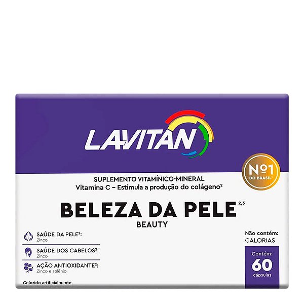 LAVITAN BELEZA E PELE C/60CPS