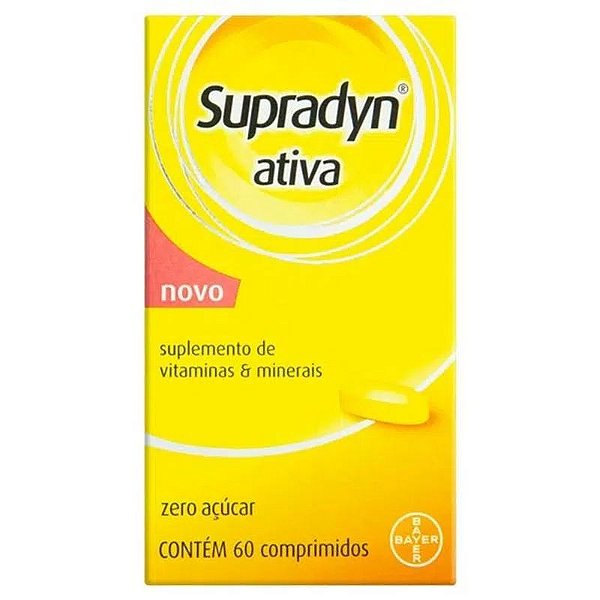 Suplemento De Vitaminas Supradyn Ativa 60 Comprimidos