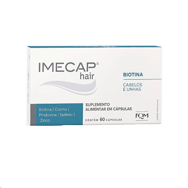 Imecap Hair Cabelos E Unhas Homens E Mulheres 60 Cápsulas