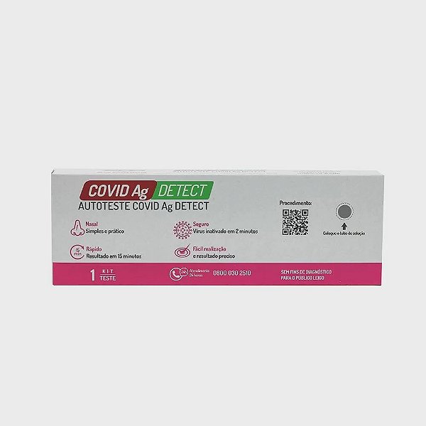 Autoteste Covid-19 Eco AG Detect 1 Unidade
